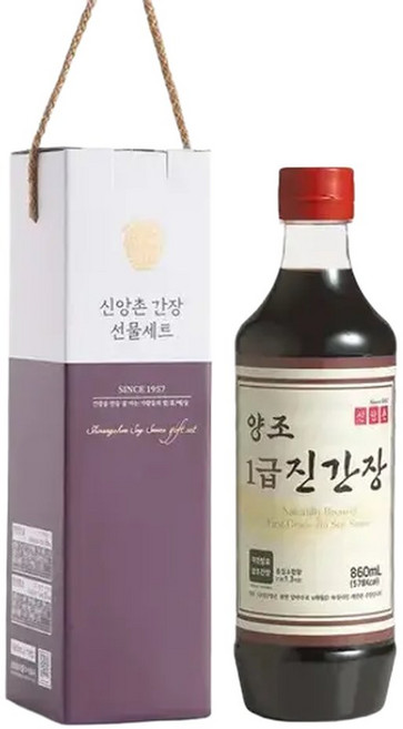신앙촌 특선 1급 5호 양조간장 선물세트, 없음, 1개, 160ml