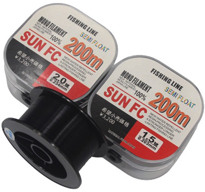 SZ몰 세미플로트 200M 원줄부터 대물까지, 빨간색, 1개