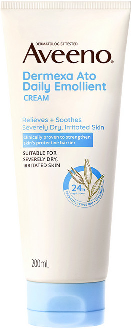 (NEW) 아비노 더멕사 아토 데일리 에몰리언트 크림, 1개, 200ml