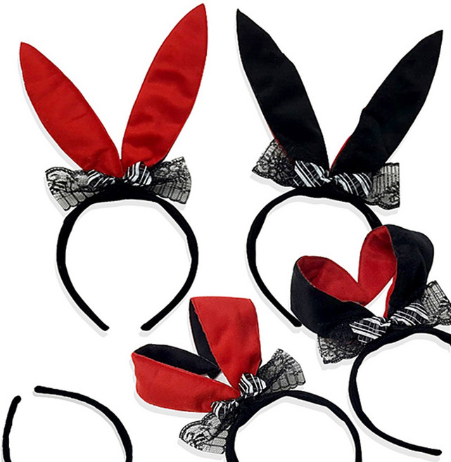 키즈마트 27500-할로윈 파티토끼 머리띠2종(랜덤발송) 할로윈행사 할로윈코스튬