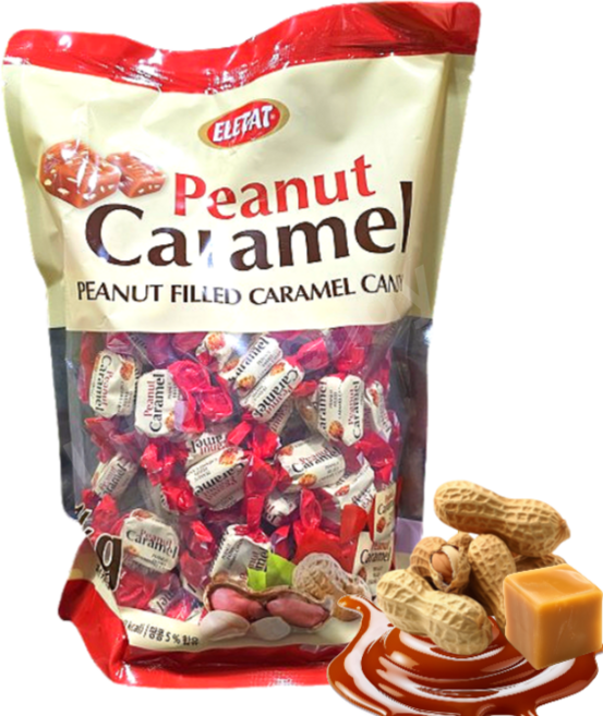 피넛 대용량 땅콩 카라멜 고소한 사탕, 5개, 1kg