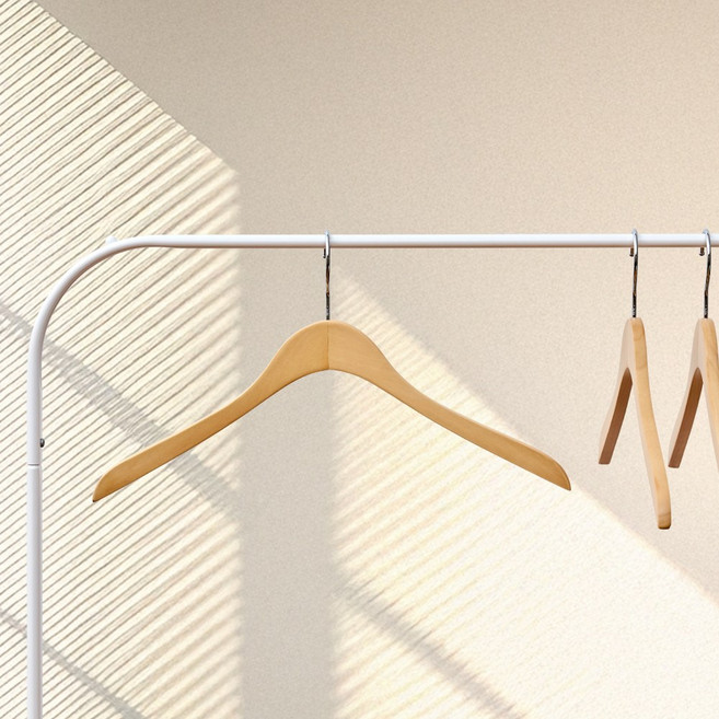 씨인크 옷가게 고급 원목 월넛 옷걸이 바지걸이, 남성 일반형 원목, 10개