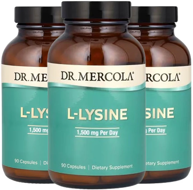 닥터머콜라 L-라이신 1 500 mg 90캡슐, 3팩, 90정 - 쿠팡