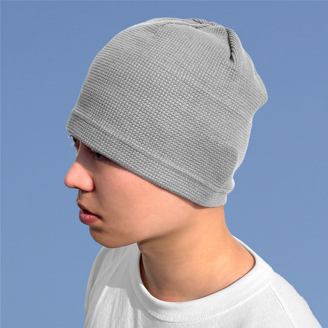 엘에이엘엘 와플 비니 암환자 항암모자 수면 두건 얇은 시원한 면 모자 남자 여자 여름