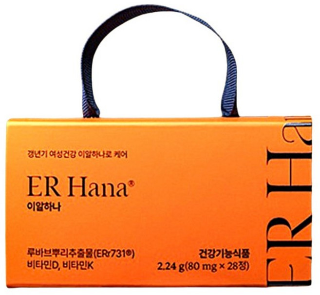 이알하나 err731 문소리 영양제 713 루바브뿌리추출물 이알알731 28정, 1개