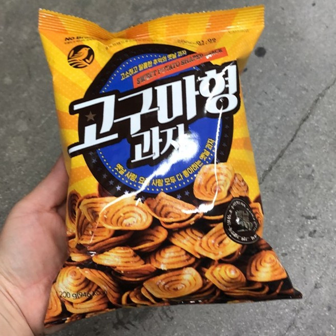 청우식품 고구마형과자, 200g, 1개