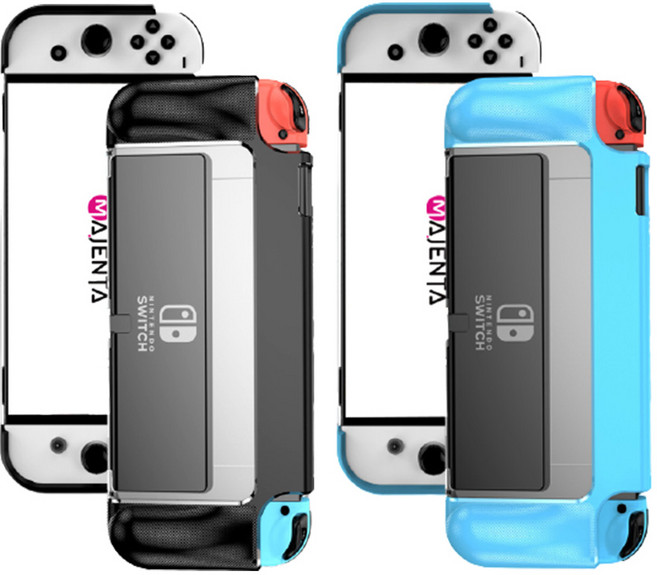 닌텐도 스위치 OLED TPU 그립케이스, 블랙, 1개