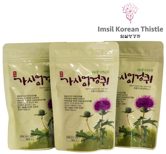 임실생약 가시엉겅퀴 차, 3개, 20g, 1개입