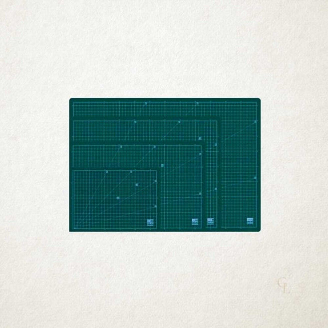 윈스타 녹색 900X620 A1 데스크 고무매트 데스크매트/책상패드