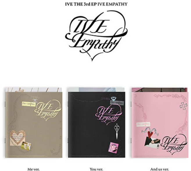 [초판] [IVE] 아이브 3집 엠파시 레블하트 3rd album empathy rebel heart [3종세트] [밴드 접지포스터]
