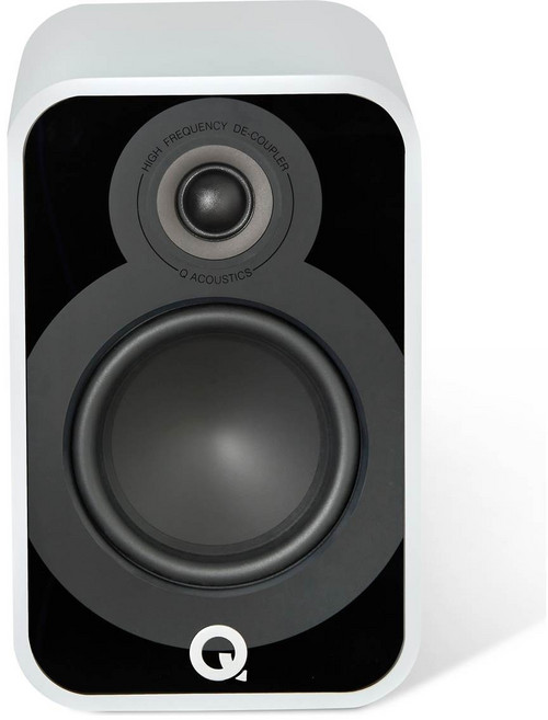 Q Acoustics Concept 5020 書架喇叭 精巧設計 卓越音質 高頻解耦技術 居家美學, 白色