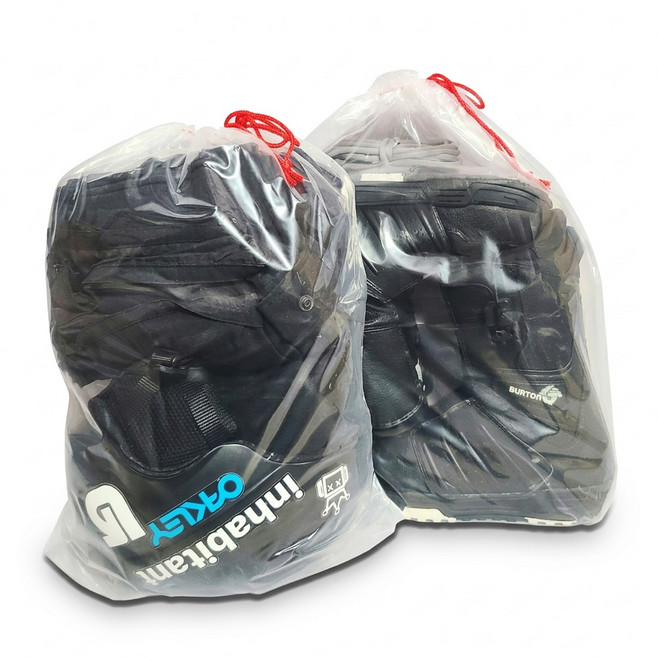 끈조임 두꺼운 이사비닐 40X50cm, 투명 5장+1장, 1세트