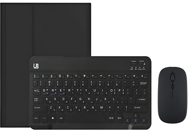 갤럭시탭S10 울트라 키보드 펜슬수납 케이스+키보드+마우스 세트, 민트, 1개