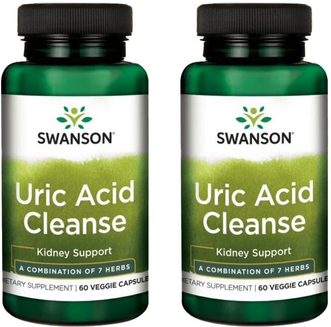 스완슨 유릭 애시드 클렌즈 베지 캡슐, 60정, 2개 - 쿠팡