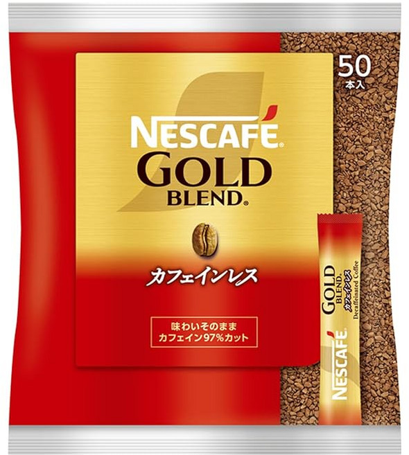 네슬레 업무용 네슬레 업무용 스틱 커피 네스카페 골드 블렌드 카페인리스, 2g, 1개, 50개입