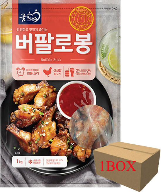 굿프랜즈 버팔로봉 1BOX 1kgx10개, 10개, 1kg