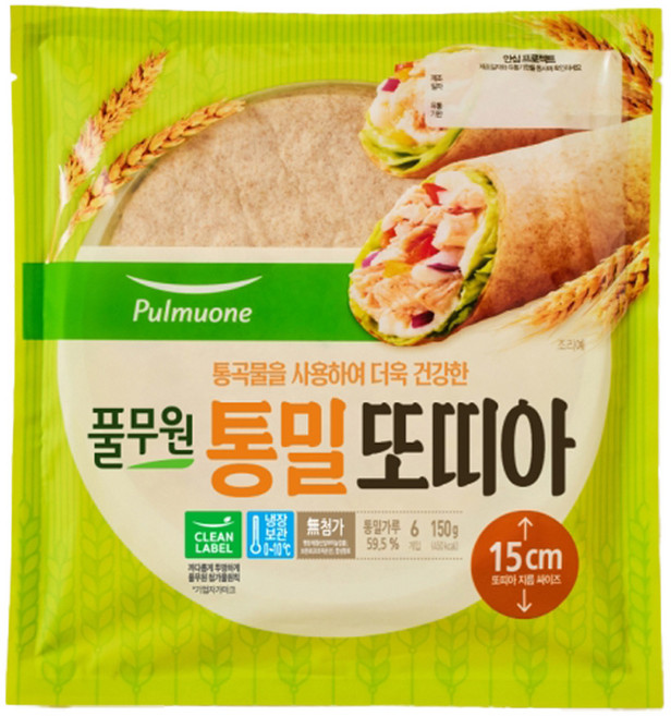 풀무원 올바른 통밀또띠아, 150g