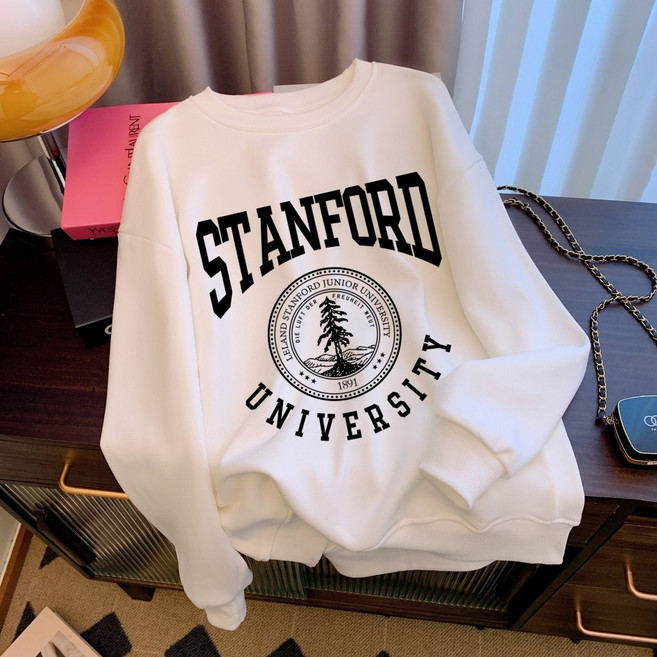 순면 화면 빅사이즈 추동 캐릭터 맨투맨 박시캐주얼 톱