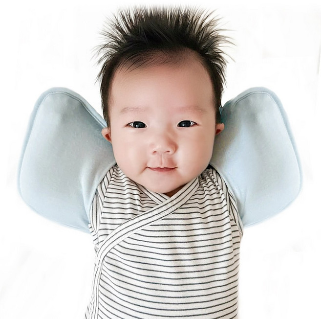 키즈웍 3초 모달 스와들 업 다운 신생아 속싸개 나비잠 국내산 파우치 베넷 저고리 헤어밴드 세트_싱글