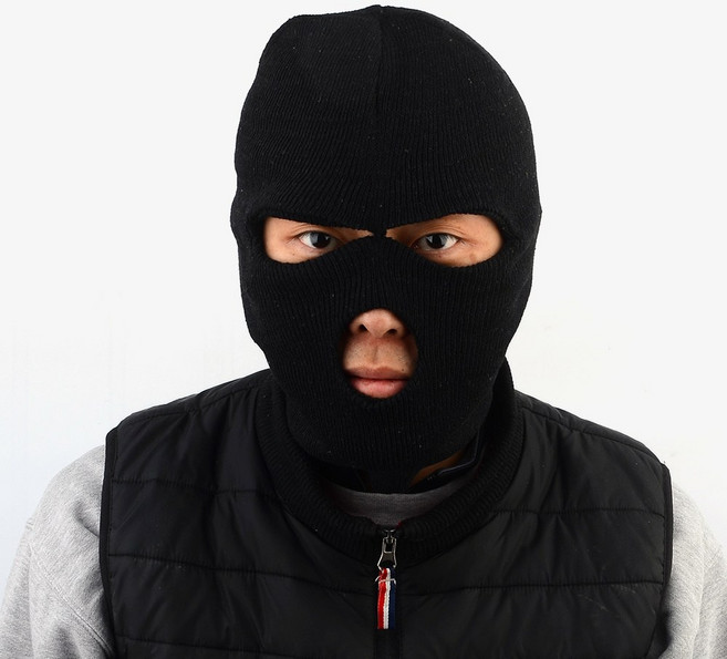 검정 복면 도둑 컨셉 얼굴 모자 가면 스키장 방한모 강도 마스크 스키장 483
