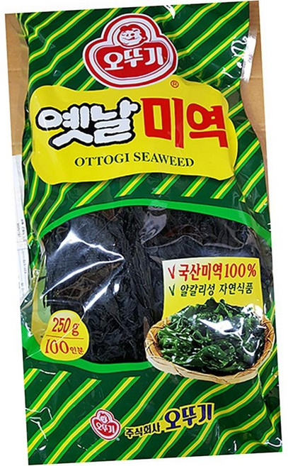 오뚜기 건미역 250g 건조미역 미역국재료 말린미역, 1개