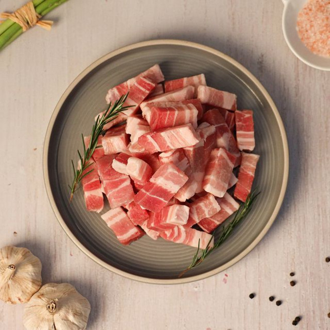 [데일리이츠]만능 큐브 삼겹살 1KG, 1개