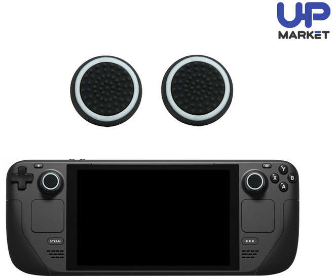 스팀덱 스틱커버 라인, 블랙2개입, 1개