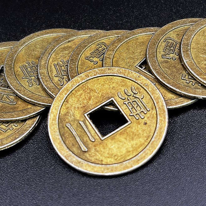 옛날 동전 엽전 꾸러미 상평통보 외국인 선물 구화폐 근대주화 기념 화폐