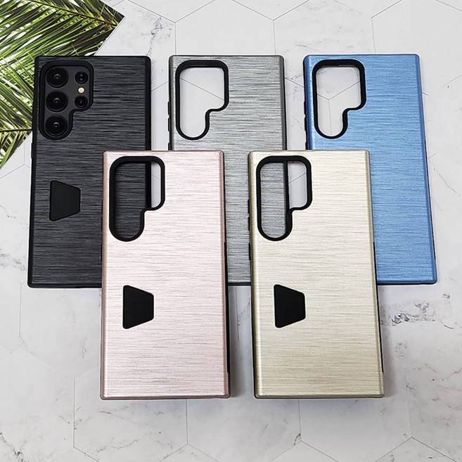 갤럭시 메탈이지 심플 카드 범퍼 휴대폰 케이스 카드1장수납