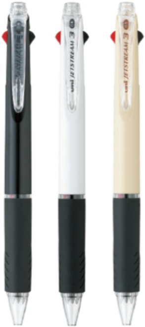 유니 제트스트림 3색 볼펜 0.5mm SXE3-404-05, 3색 세트, 1세트