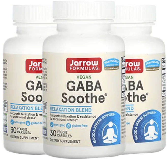 자로우포물러스 GABA Soothe 30 식물성 캡슐, 30정, 3개 - 쿠팡