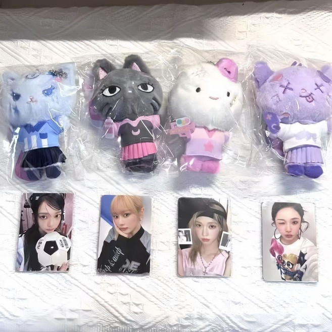 aespa 2025 桌曆 周邊 棉花娃娃 含小卡 全新, 1個, Aespa2025檯曆後續娃娃梨