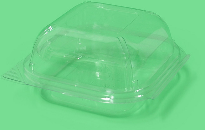 햄버거 과일 플라스틱 용기 디저트케이스 JP-150, 100개, 투명