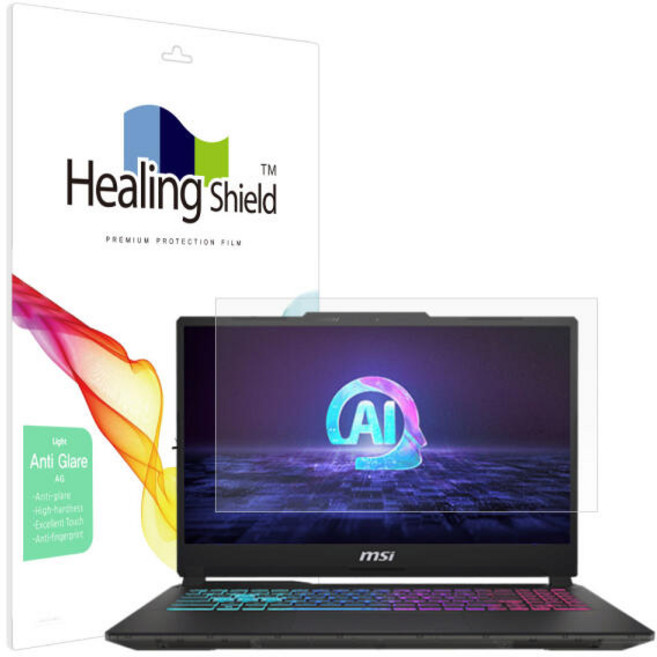 힐링쉴드 MSI 사이보그 15 AI A1V 저반사 액정보호필름, 1개