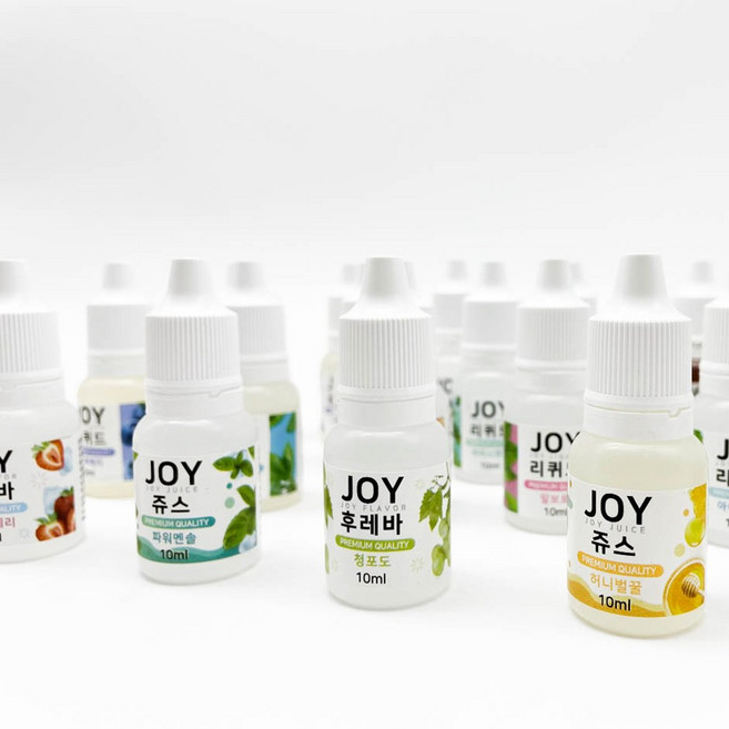 [2+1] 조이쥬스 10ml 식품첨가물 액상 향료 플레이버 슬라임 테라피, 파워멘솔향 10ml X 3