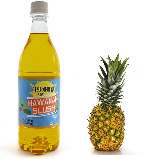 이안스 슬러시 파인애플향 5배농축 시럽 1kg 슬러쉬 (1박스 15개), 15개