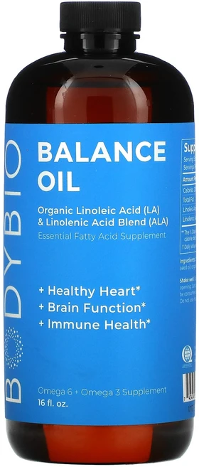 바디바이오 밸런스 오일 리놀레산 블렌드 ALA 473ml 16fl oz, 1개, 1개 - 쿠팡