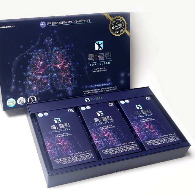 톡클린 기관지건강 환절기 영양제 15g x 30포 1세트, 30회분