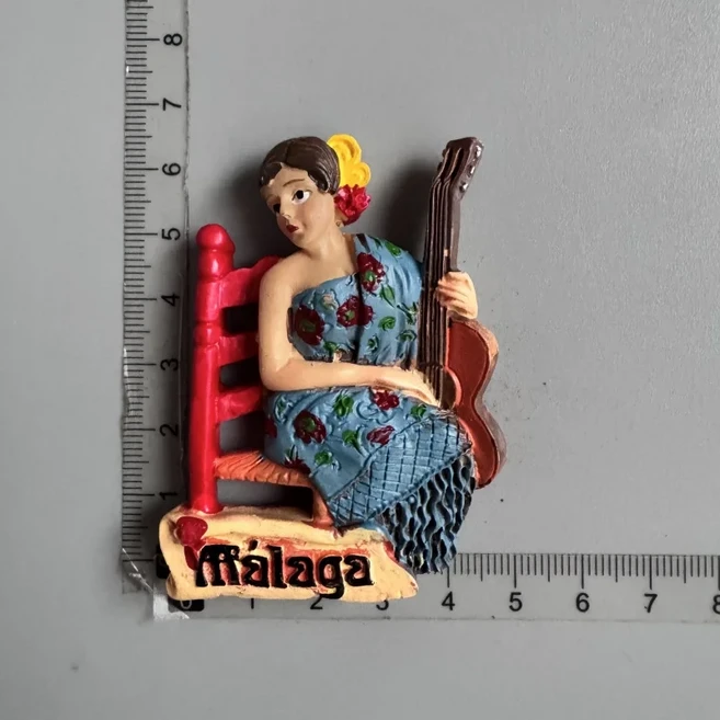 말라가 이비자 스페인 마그네틱 스티커 관광 냉장고 컬렉션 기념품 장식 선물, 13 Malaga, 13 Malaga