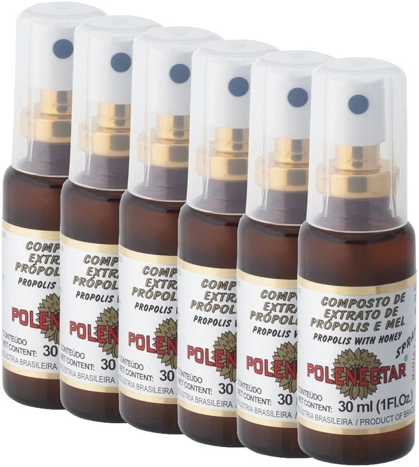 Polenectar 폴리넥타 브라질 프로폴리스 스프레이 30ml x6병, 6개 - 쿠팡