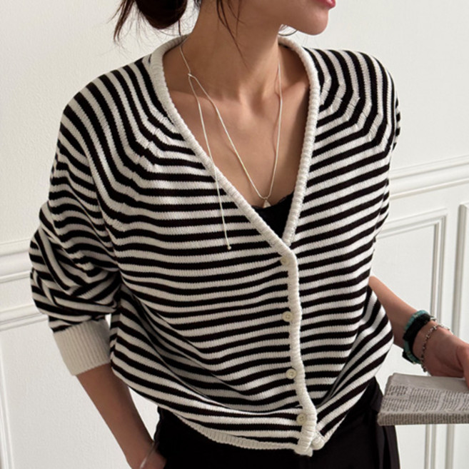 [난닝구]리브한 단가라가디건