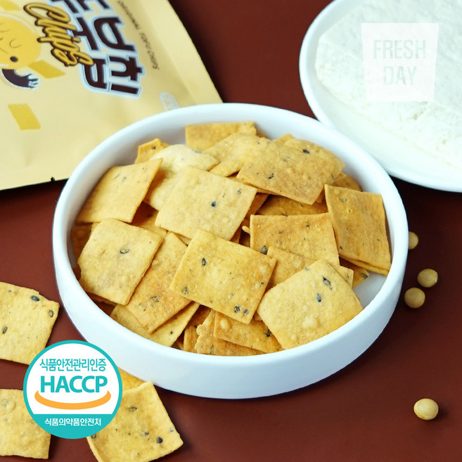 국내산 두부로 만든 고소한 두부과자 뚜부칩 오리지널맛, 30개, 50g