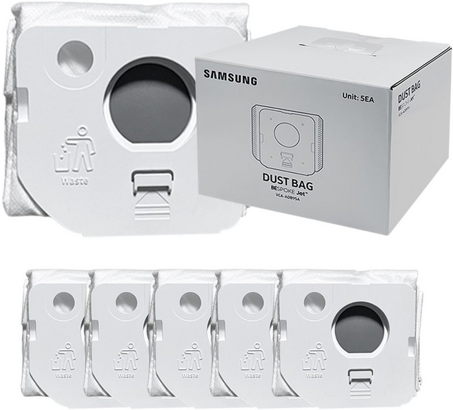 삼성 정품 비스포크제트 UV LED 먼지봉투 5매 VS20B957D4E VS20B957D4G VS20B957D4U VS20B957D5E VS20B957D5G VS20B957D5U, 비스포크제트 먼지봉투 5매