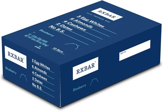 알엑스바 RXBAR 블루베리 단백질바 프로틴바 12개, 52g - 쿠팡