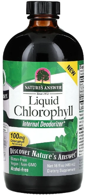 네이처스앤서 클로로필 100mg 액상 Liquid Chlorophyll 480ml, 1개 - 쿠팡