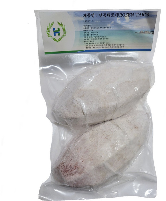 베트남 KHOAI MON 토란 냉동 타로, 500g, 1개