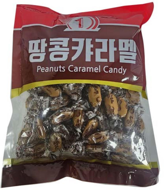 이에 들러붙지 않는 고소한 옛날 땅콩 캬라멜, 1개, 560g