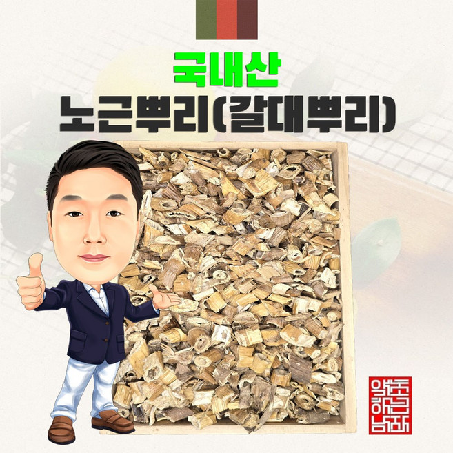 국내산 노근뿌리(갈대뿌리) 100g (경북 영천) 국산 노근, 1개