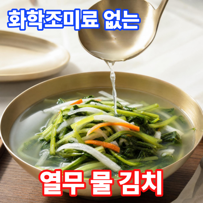 더맛곳간 화학조미료 없는 국산 열무 물김치 열무김치, 2kg, 1개