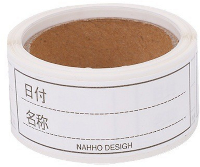 NAHHO DESIGH 分類標籤貼 防水 冷凍標籤紙, 1個, 標籤紙,150貼/捲,6*2.2cm, N/A